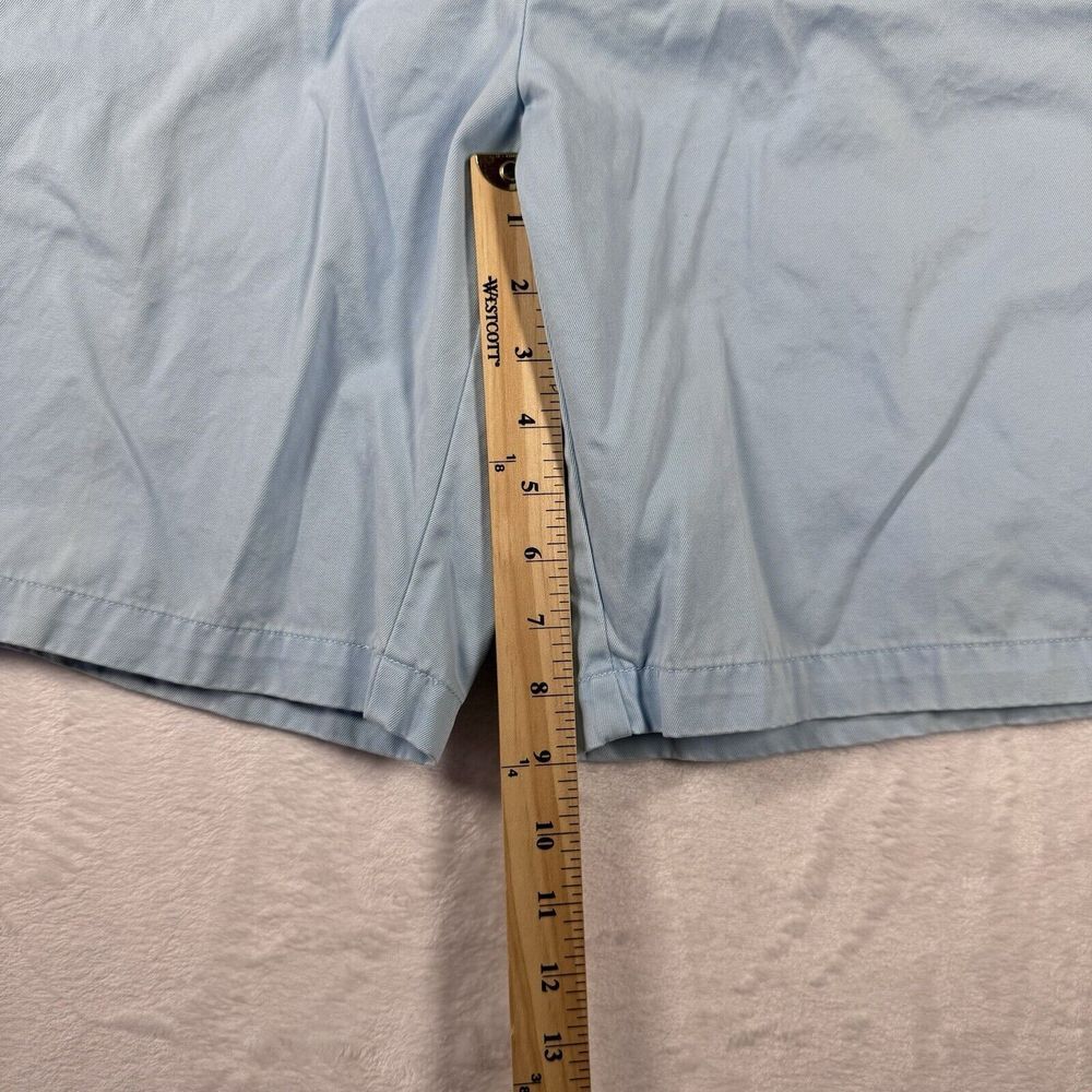 Peter Millar Shorts Men 40x9 Chino Blue Casual Pima Cotton Classic Comfort - Picture 9 of 9
